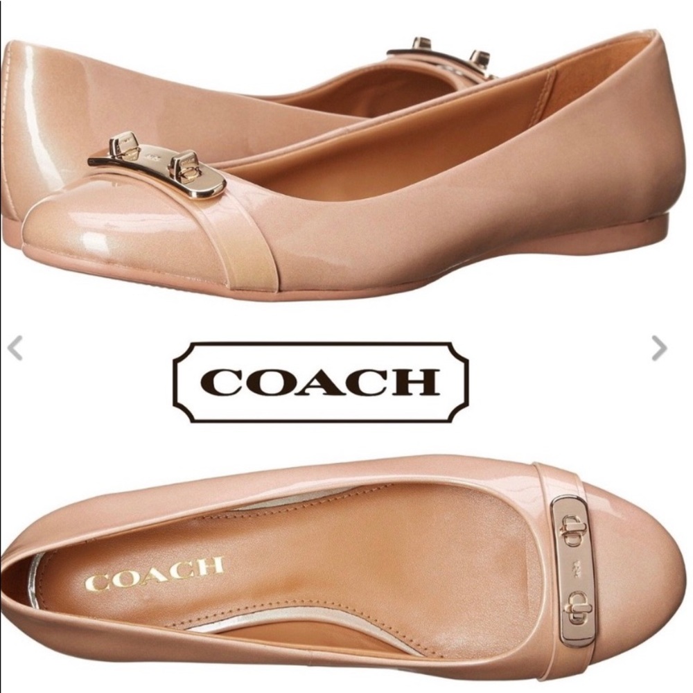 Authentic Coach Oswald flats. Beautiful shoe!